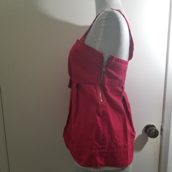 Marc Jacobs Red Shirt with side bow, size 4 - Picture 4 of 13